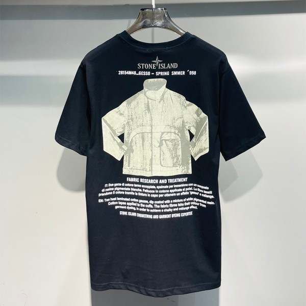 Stone Island, Men's T-Shirt, Black