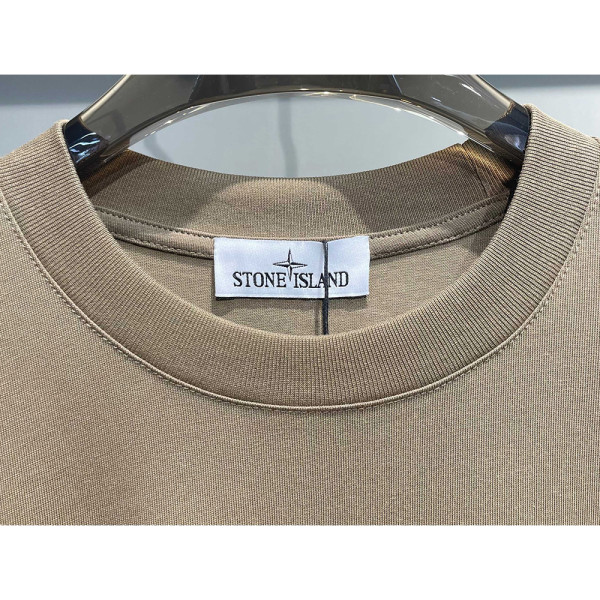 Stone Island, Men's T-Shirt, Brown