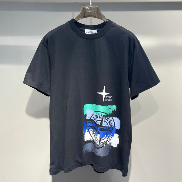 Stone Island, Men's T-Shirt, Black