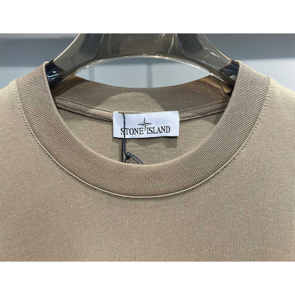 Stone Island, Men's T-Shirt, Camel