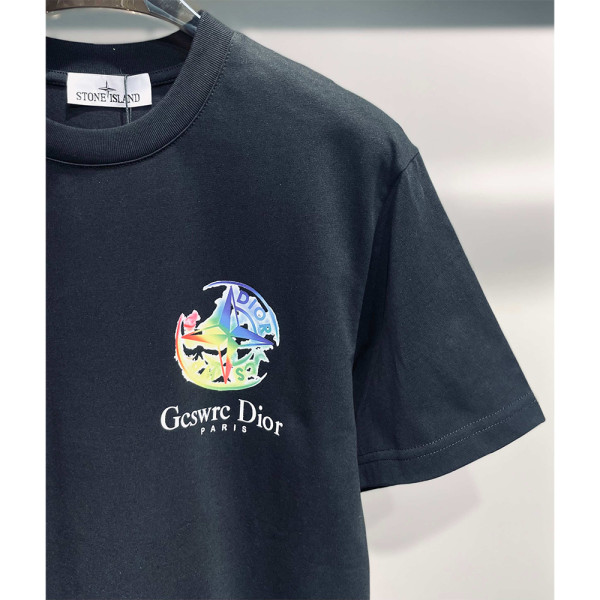 Stone Island, Men's T-Shirt, Black