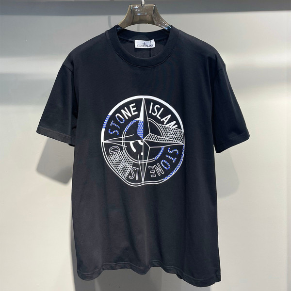 Stone Island, Men's T-Shirt, Black