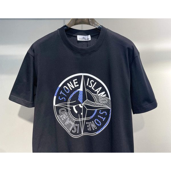 Stone Island, Men's T-Shirt, Black