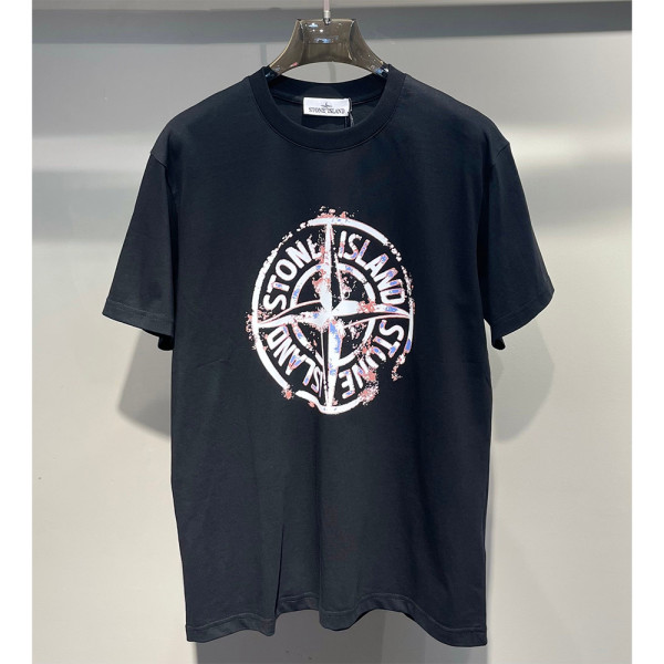 Stone Island, Men's T-Shirt, Black
