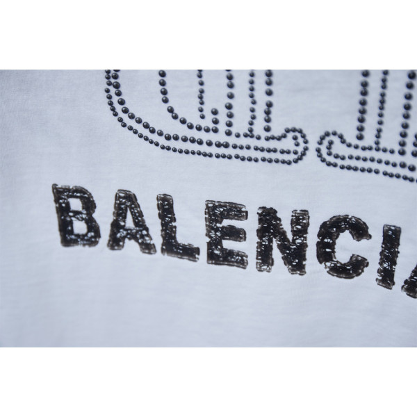Balenciaga, Men's T-Shirt, White