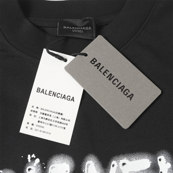Balenciaga, Men's T-Shirt, Black