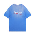 Balenciaga, Men's T-Shirt, Blue