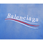 Balenciaga, Men's T-Shirt, Blue