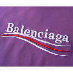 Balenciaga, Men's T-Shirt, Purple