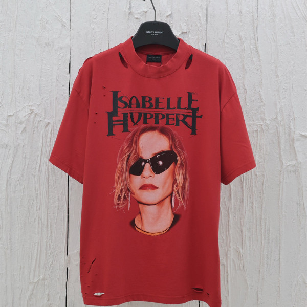 Balenciaga, Men's T-Shirt, Red