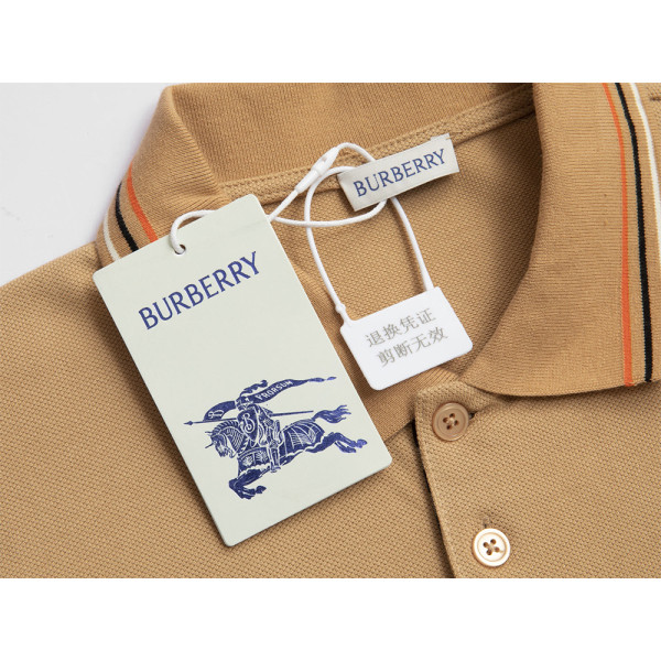 Burberry, Men's Polo, Camel