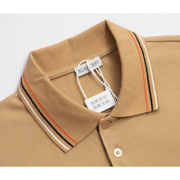 Burberry, Men's Polo, Camel