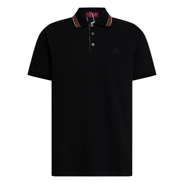 Burberry, Men's Polo, Black