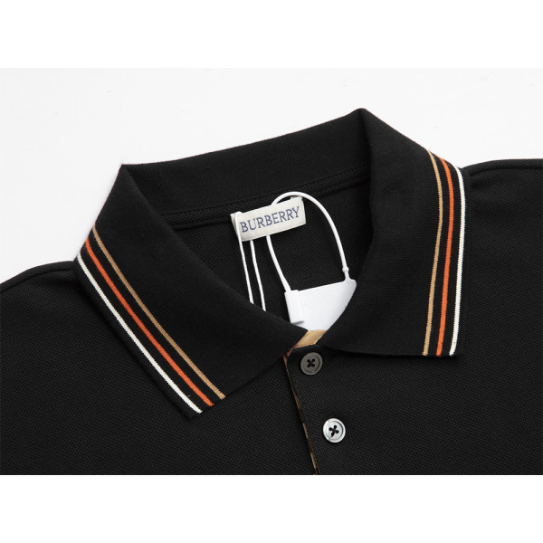 Burberry, Men's Polo, Black