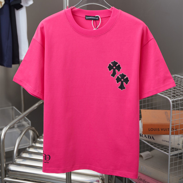 Chrome Hearts, Men's T-Shirt, Pink