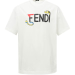 Fendi, Men's T-Shirt, White