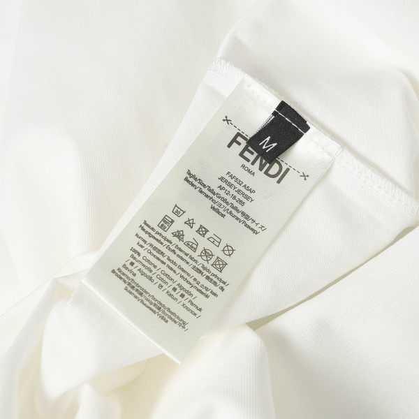 Fendi, Men's T-Shirt, White