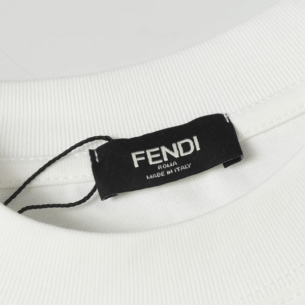 Fendi, Men's T-Shirt, White