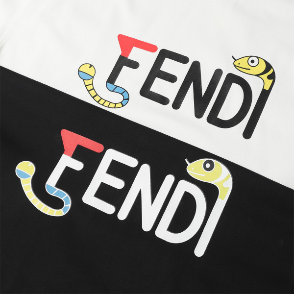 Fendi, Men's T-Shirt, White