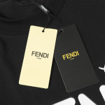 Fendi, Men's T-Shirt, Black