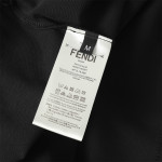 Fendi, Men's T-Shirt, Black