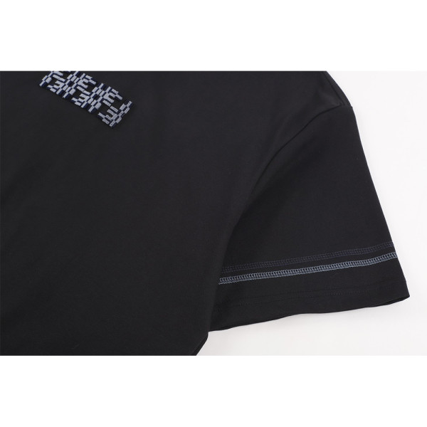 Fendi, Men's T-Shirt, Black