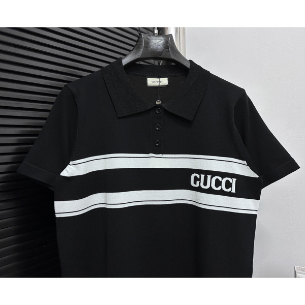 Gucci, Men's Polo, Black