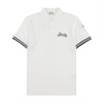 Moncler, Men's Polo, White