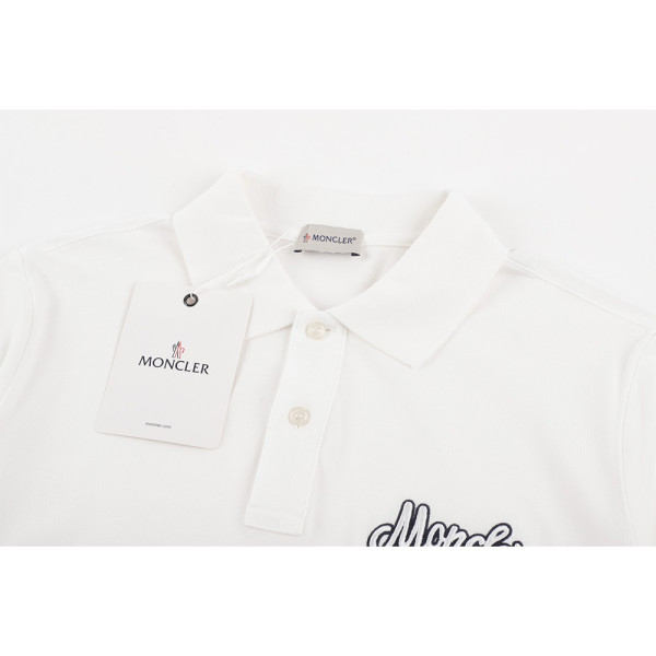 Moncler, Men's Polo, White