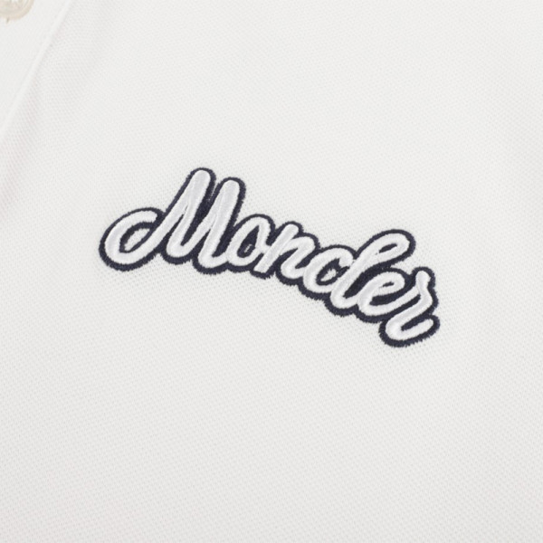 Moncler, Men's Polo, White