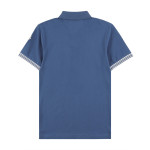 Moncler, Men's Polo, Blue