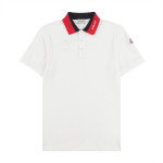 Moncler, Men's Polo, White