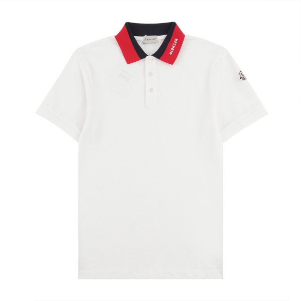 Moncler, Men's Polo, White