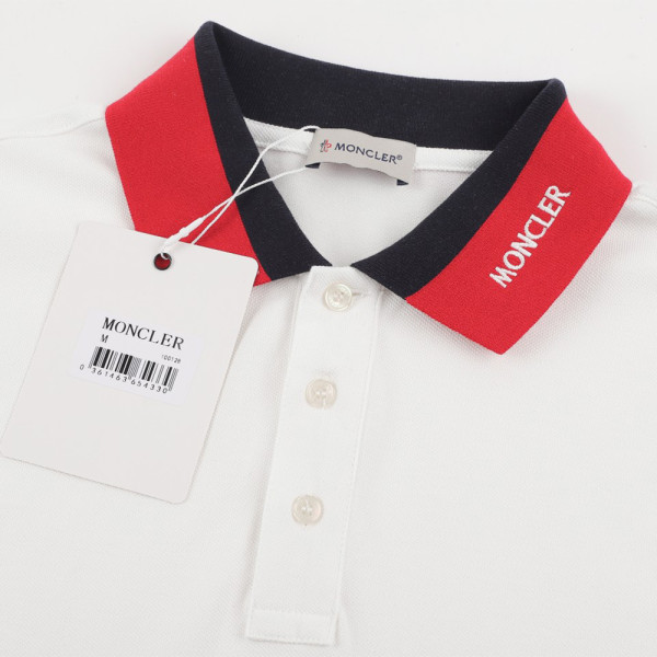 Moncler, Men's Polo, White