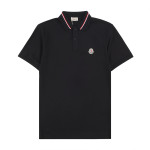 Moncler, Men's Polo, Black