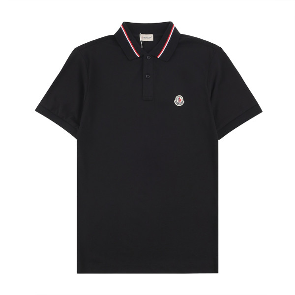 Moncler, Men's Polo, Black