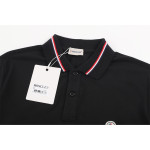 Moncler, Men's Polo, Black