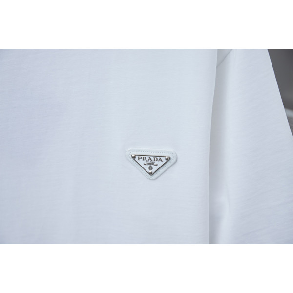Prada, Men's T-Shirt, White
