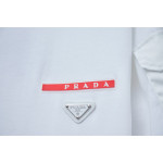 Prada, Men's T-Shirt, White