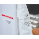 Prada, Men's T-Shirt, White