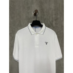 Prada, Men's Polo, White
