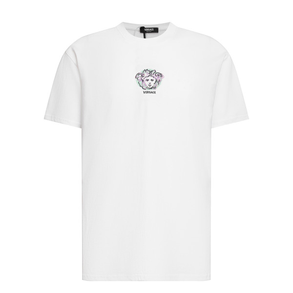 Versace, Men's T-Shirt, White