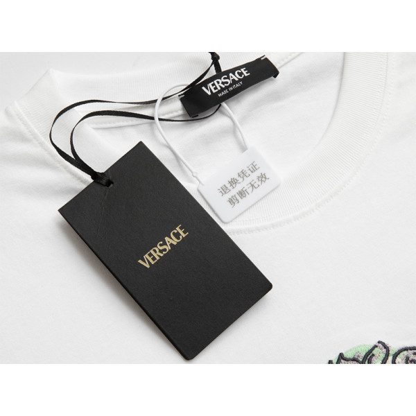 Versace, Men's T-Shirt, White
