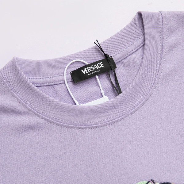 Versace, Men's T-Shirt, Purple