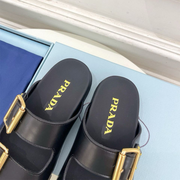 Prada, Women's Slipper, Black