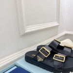 Prada, Women's Slipper, Black