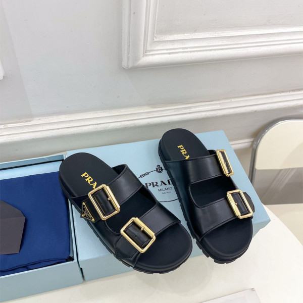 Prada, Women's Slipper, Black