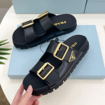 Prada, Women's Slipper, Black
