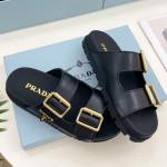 Prada, Women's Slipper, Black