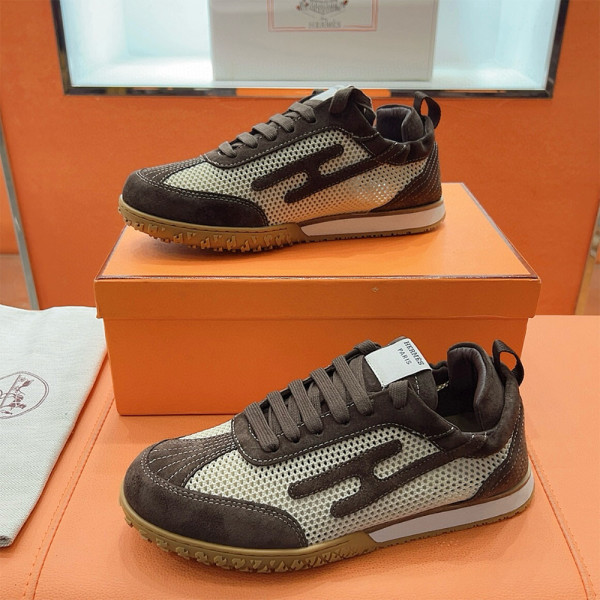 Hermes, Jet, Men's Sneaker, Brown
